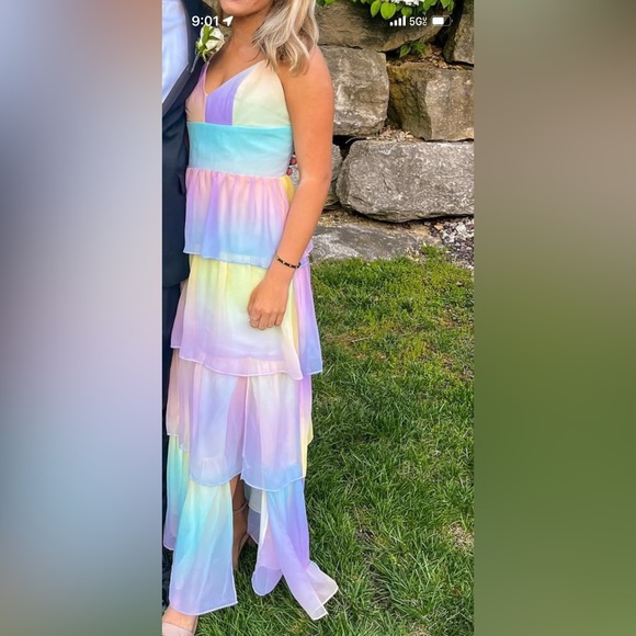 Most perfect Amanda Uprichard Dress!!!! Size S. Worn once. No alterations. - Picture 2 of 2